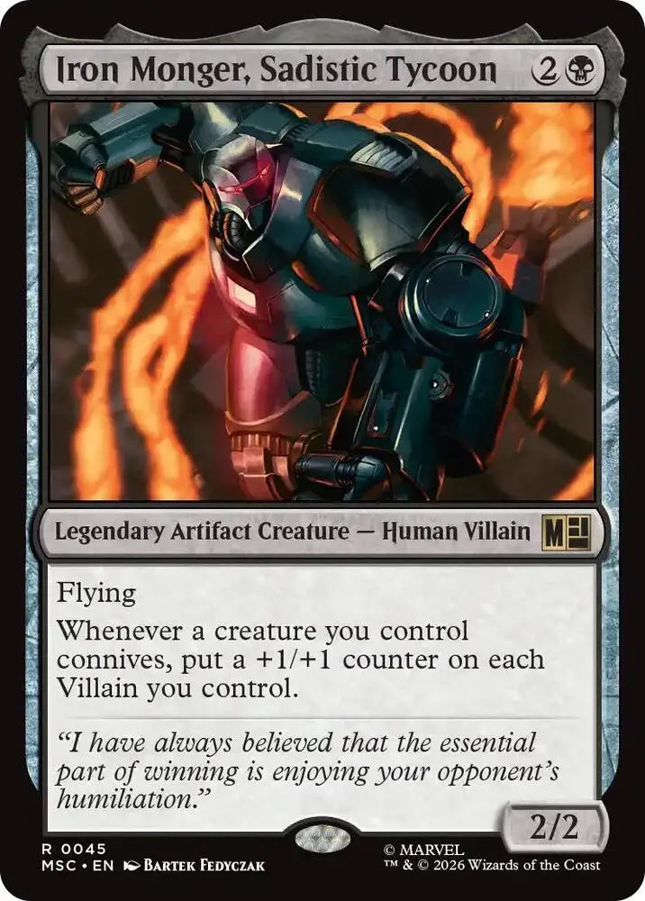 Iron Monger, Sadistic Tycoon (45) [Marvel Super Heroes Commander]