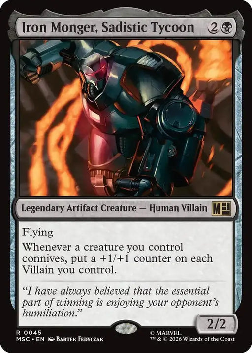 Iron Monger, Sadistic Tycoon (45) [Marvel Super Heroes Commander]