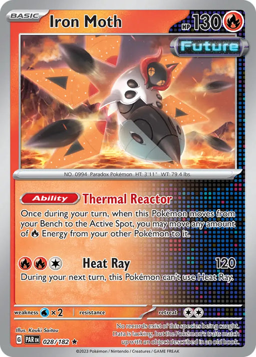 Iron Moth (028/182) [Scarlet & Violet: Paradox Rift] - Pokemon Single