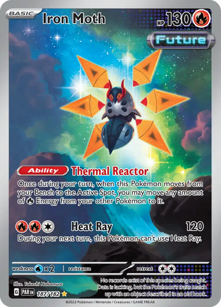 Iron Moth (187/182) [Scarlet & Violet: Paradox Rift] - Pokemon Single