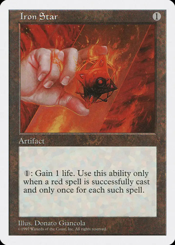 Iron Star [Fifth Edition] - MTG Single