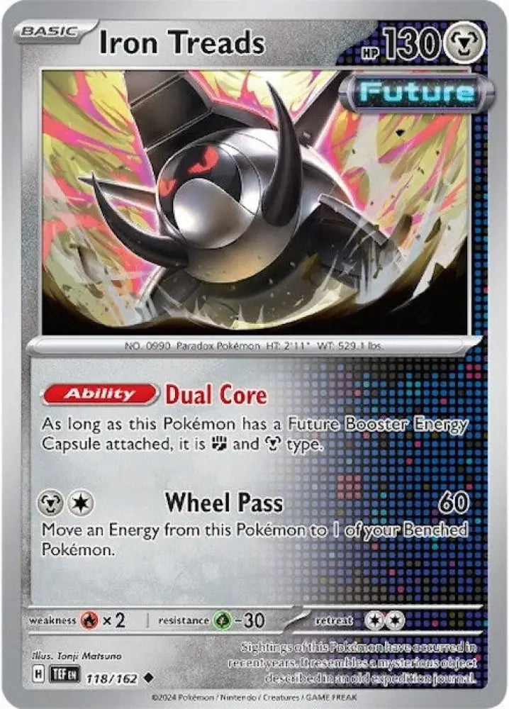 Iron Treads (118/162) [Scarlet & Violet: Temporal Forces] - Pokemon Single