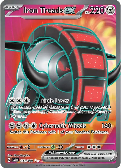 Iron Treads ex (233/198) [Scarlet & Violet: Base Set] - Pokemon Single
