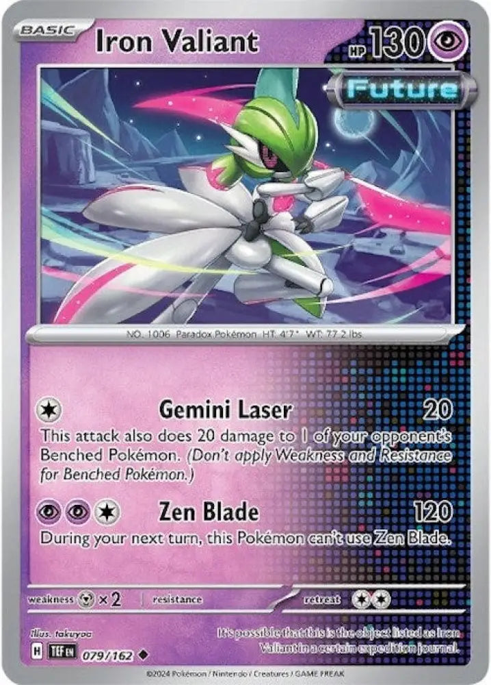 Iron Valiant (079/162) [Scarlet & Violet: Temporal Forces] - Pokemon Single