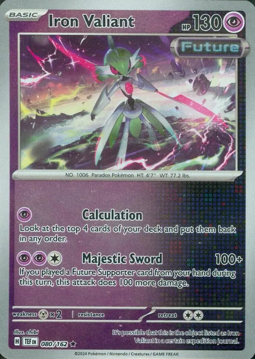 Iron Valiant (080/162) [Scarlet & Violet: Temporal Forces] - Pokemon Single