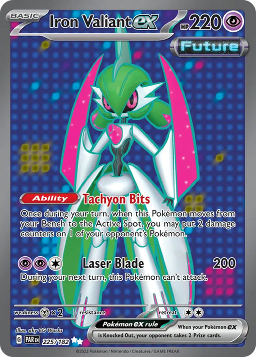 Iron Valiant ex (225/182) [Scarlet & Violet: Paradox Rift] - Pokemon Single