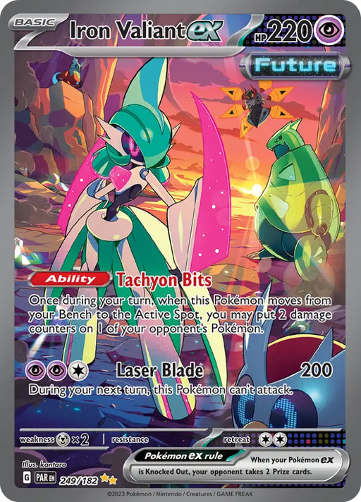 Iron Valiant ex (249/182) [Scarlet & Violet: Paradox Rift] - Pokemon Single