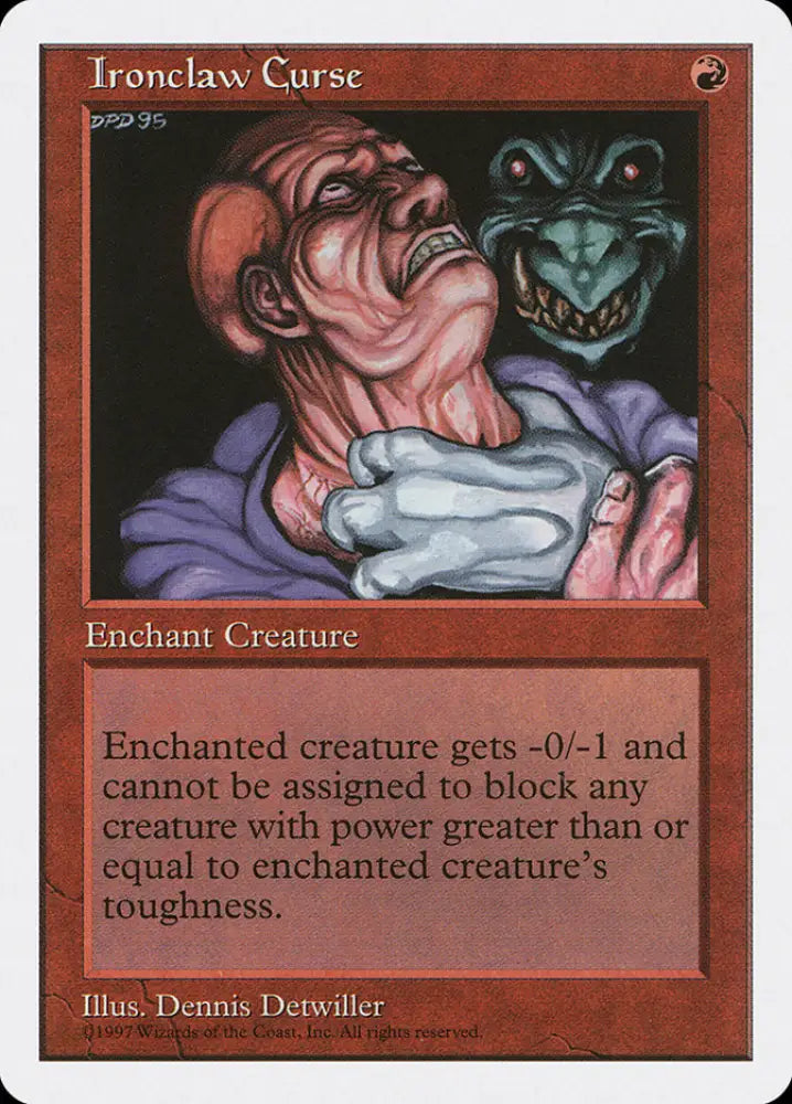 Ironclaw Curse [Fifth Edition] - MTG Single