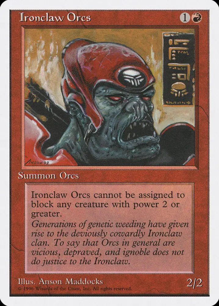 Ironclaw Orcs [Introductory Two-Player Set] - MTG Single
