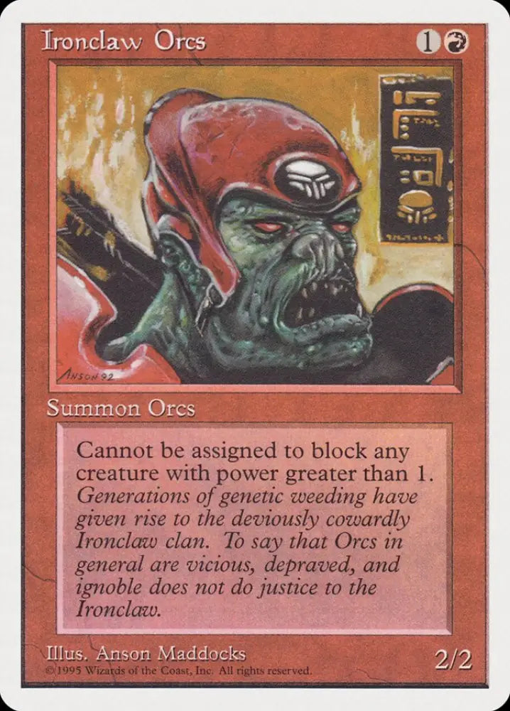 Ironclaw Orcs [Rivals Quick Start Set] - MTG Single