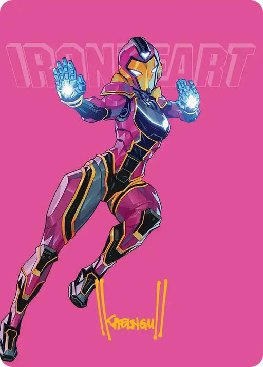 Ironheart, Clever Champion Art Card (Gold-Stamped Signature) (23) [Marvel Super Heroes Art Series]