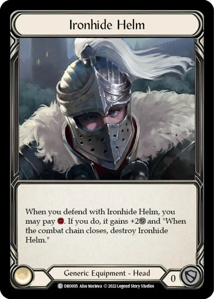Ironhide Helm [Uprising] (Dromai Blitz Deck) - Flesh And Blood Single