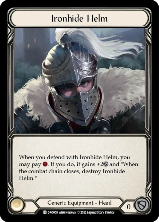 Ironhide Helm [Uprising] (Dromai Blitz Deck) - Flesh And Blood Single