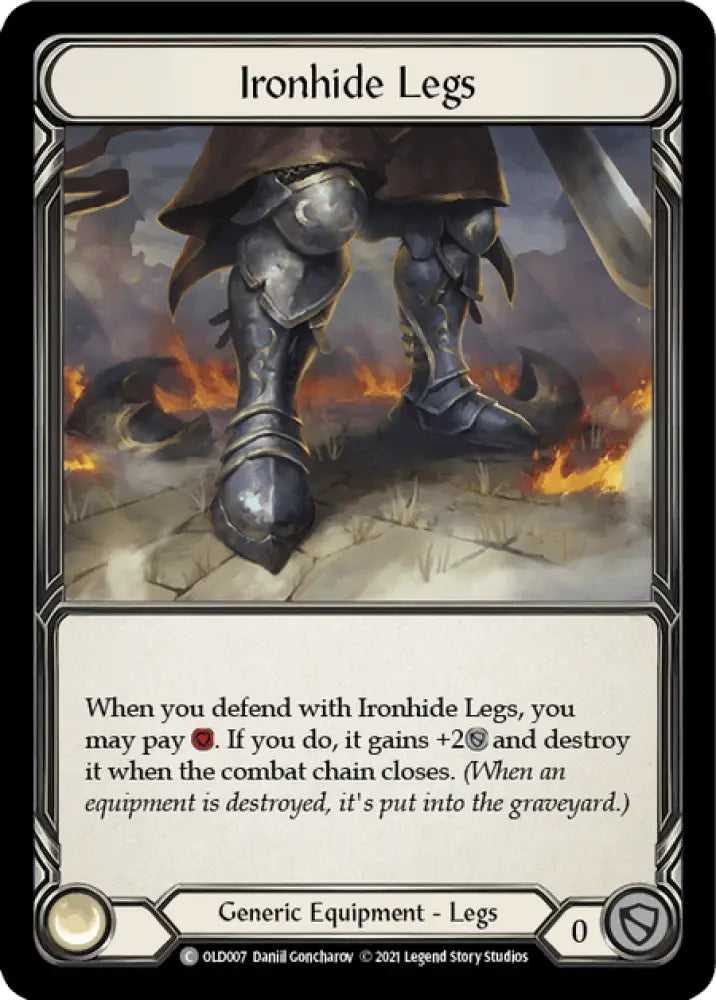 Ironhide Legs [Tales of Aria Blitz Deck] 1st Edition Normal - Flesh And Blood Single