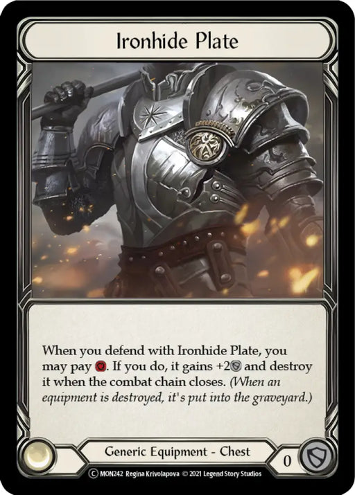 Ironhide Plate [Monarch Unlimited] Unlimited Normal - Flesh And Blood Single