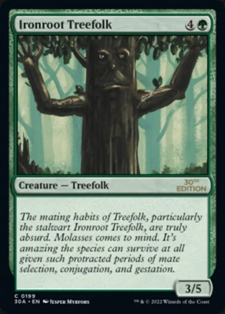 Ironroot Treefolk [30th Anniversary Edition] - MTG Single