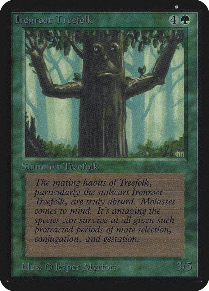 Ironroot Treefolk [Alpha Edition] - MTG Single