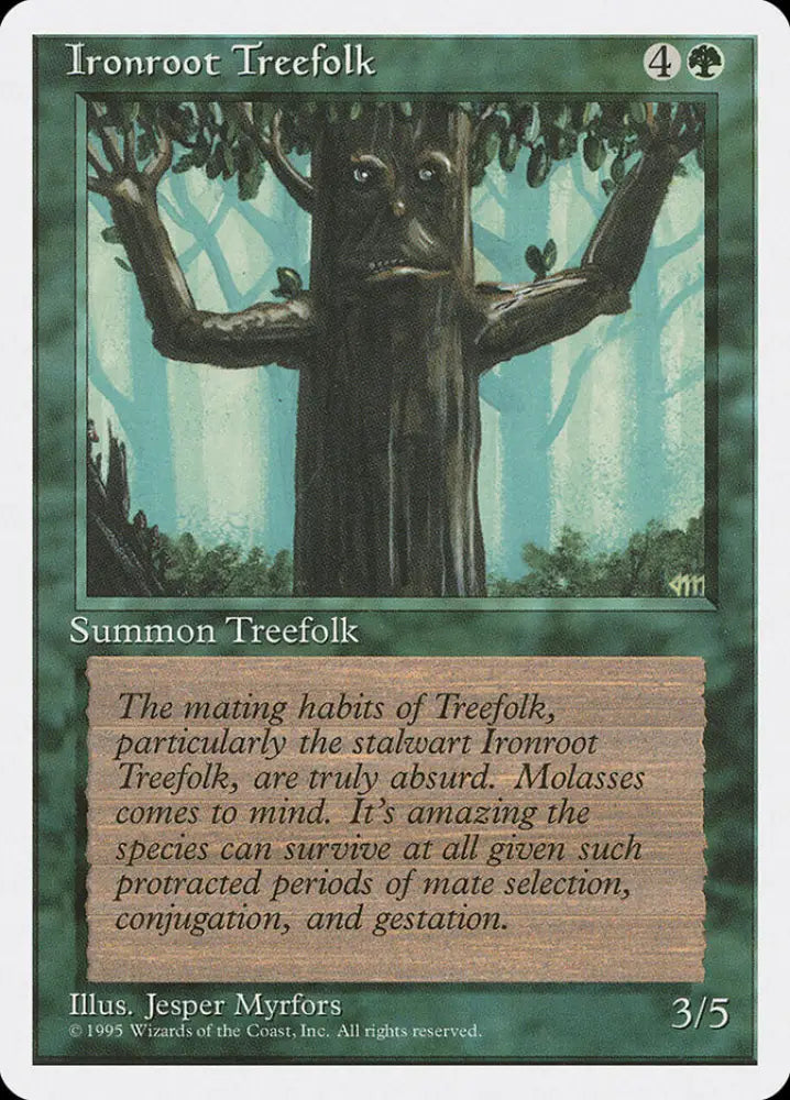 Ironroot Treefolk [Fourth Edition] - MTG Single