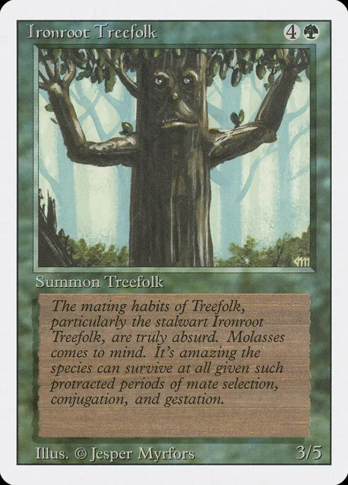 Ironroot Treefolk [Revised Edition] - MTG Single