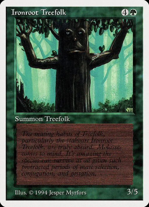 Ironroot Treefolk [Summer Magic / Edgar] - MTG Single