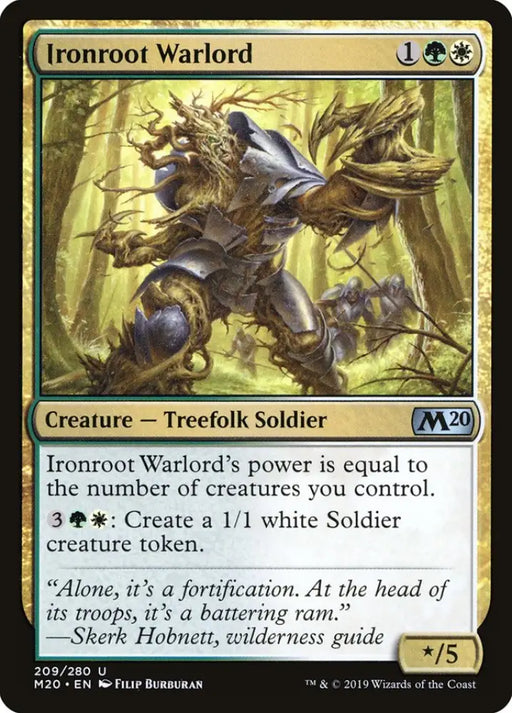 Ironroot Warlord [Core Set 2020] - MTG Single