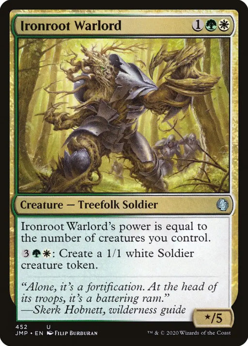 Ironroot Warlord [Jumpstart] - MTG Single