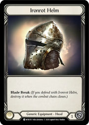 Ironrot Helm [Welcome to Rathe Unlimited] Unlimited Rainbow Foil - Flesh And Blood Single