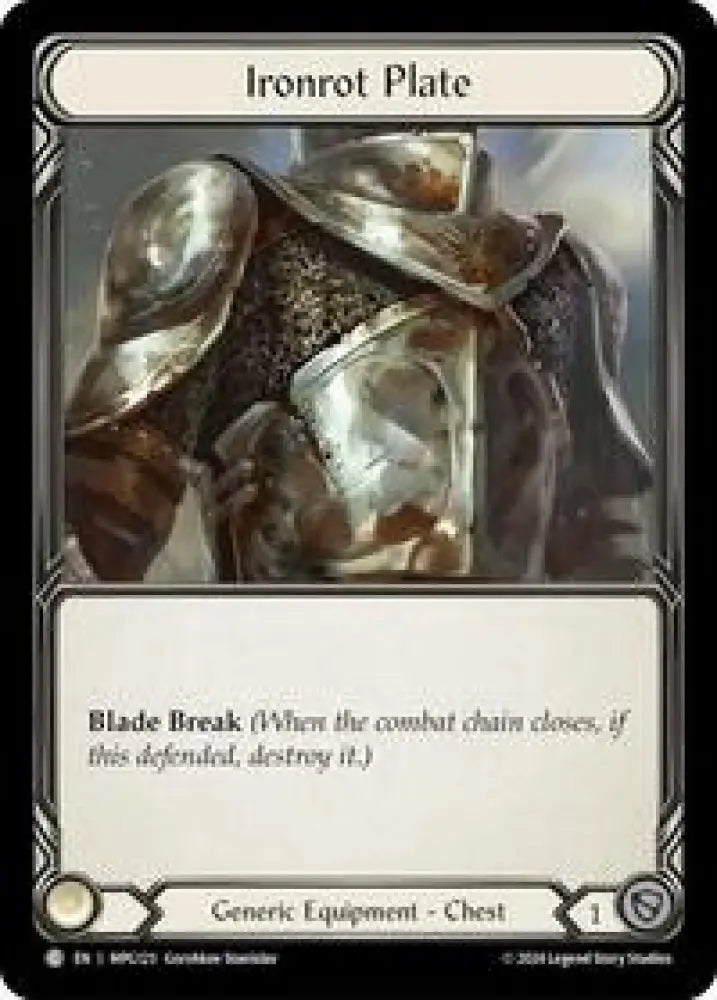 Ironrot Plate (MPG123) [Mastery Pack Guardian]