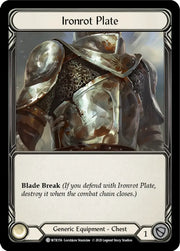 Ironrot Plate [Welcome to Rathe Unlimited] Unlimited Rainbow Foil - Flesh And Blood Single