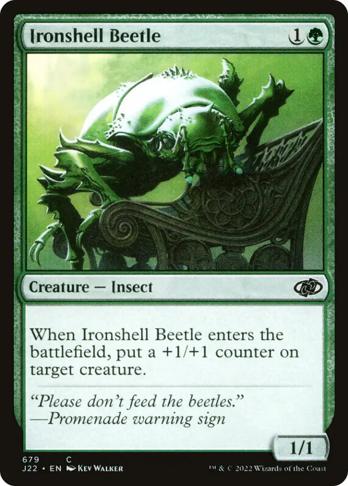 Ironshell Beetle [Jumpstart 2022] - MTG Single