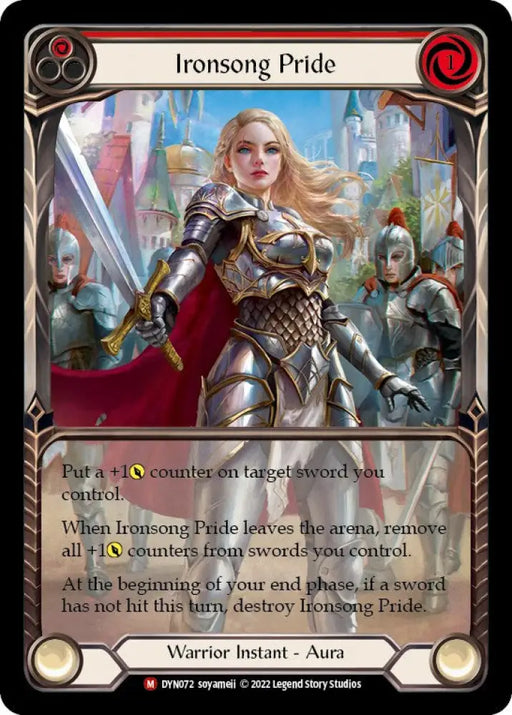 Ironsong Pride (Extended Art) [Dynasty] Rainbow Foil - Flesh And Blood Single