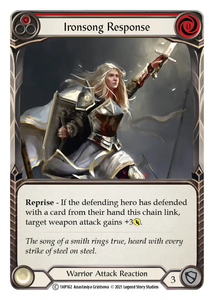 Ironsong Response (Red) [1HP162] (History Pack 1) - Flesh And Blood Single