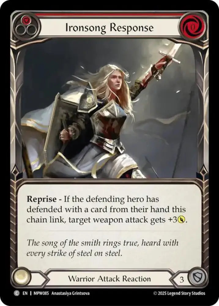 Ironsong Response (Red) (MPW085) [Mastery Pack Warrior]