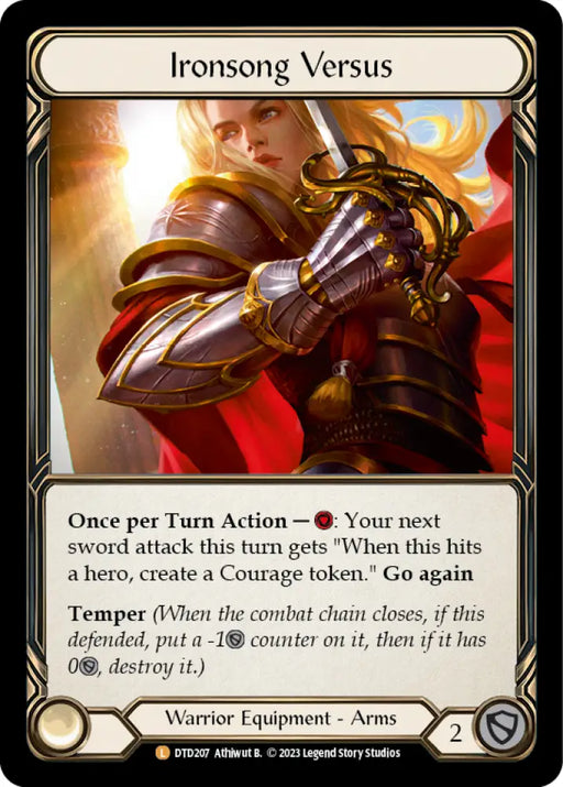 Ironsong Versus [Dusk Till Dawn] Rainbow Foil - Flesh And Blood Single