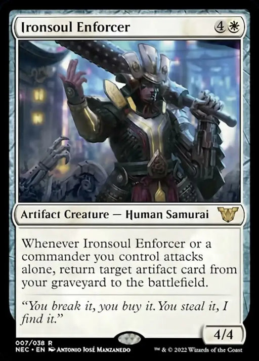 Ironsoul Enforcer [Kamigawa: Neon Dynasty Commander] - MTG Single