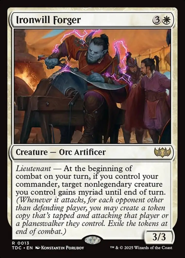 Ironwill Forger (13) [Tarkir: Dragonstorm Commander]