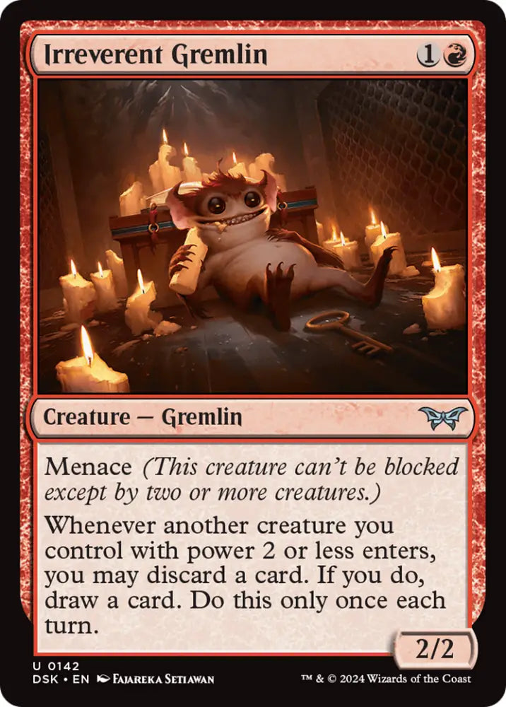 Irreverent Gremlin [Duskmourn: House of Horror] - MTG Single