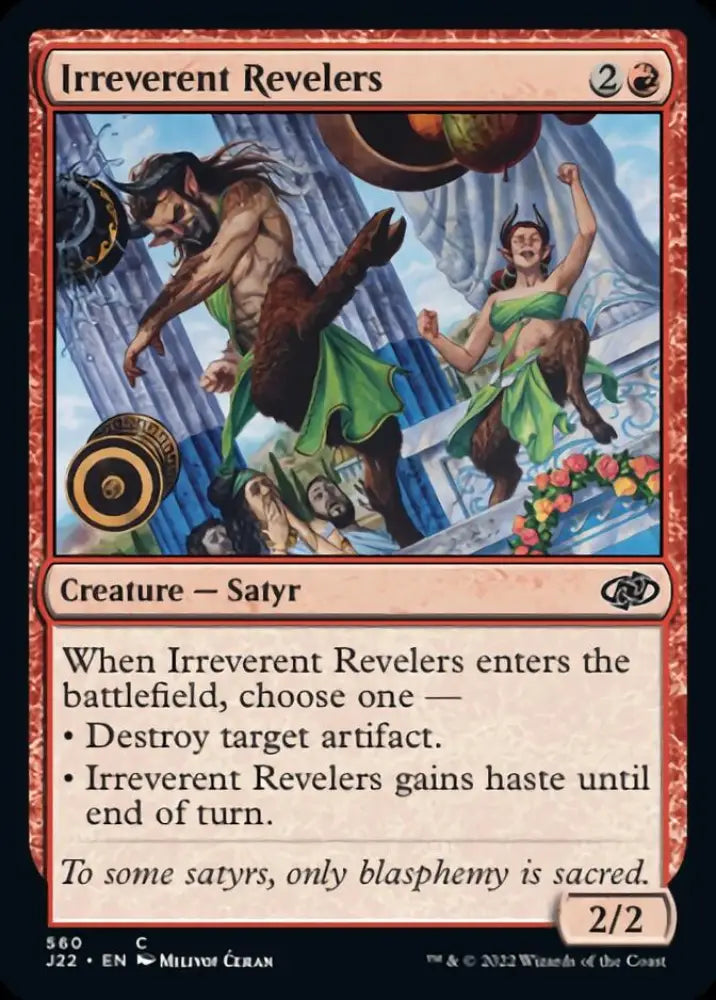 Irreverent Revelers [Jumpstart 2022] - MTG Single