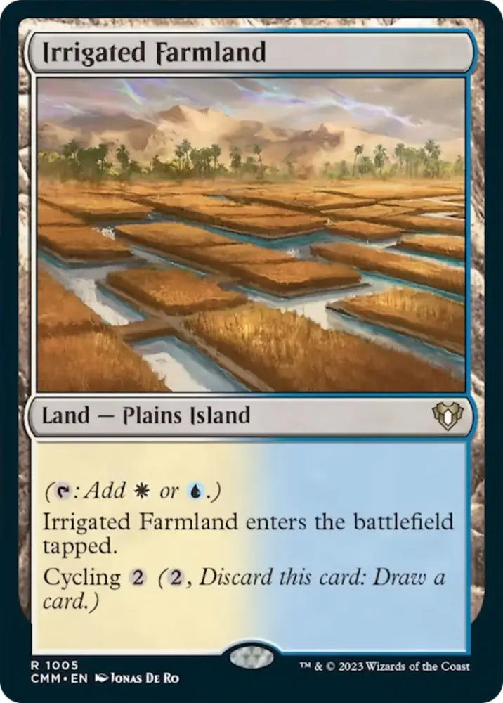 Irrigated Farmland [Commander Masters] - MTG Single