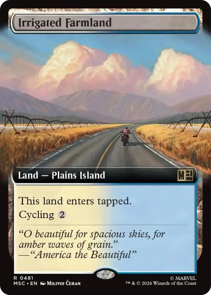 Irrigated Farmland (Extended Art) (481) [Marvel Super Heroes Commander]