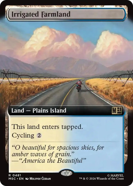 Irrigated Farmland (Extended Art) (481) [Marvel Super Heroes Commander]