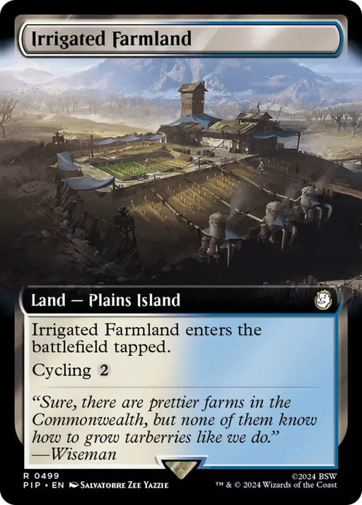 Irrigated Farmland (Extended Art) [Fallout] - MTG Single