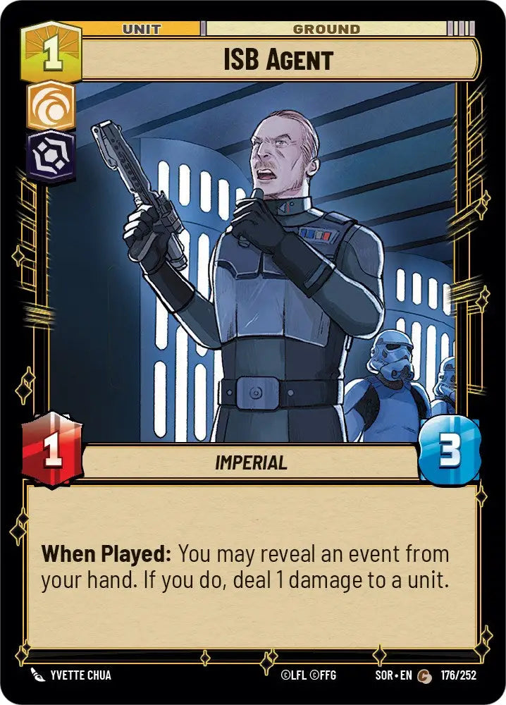 ISB Agent (176/252) [Spark of Rebellion] - Star Wars: Unlimited Single