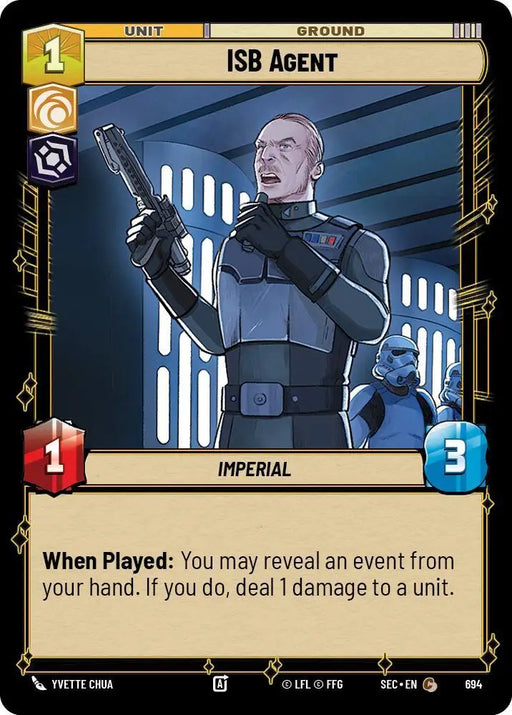 ISB Agent (Foil) (694) [Secrets of Power]