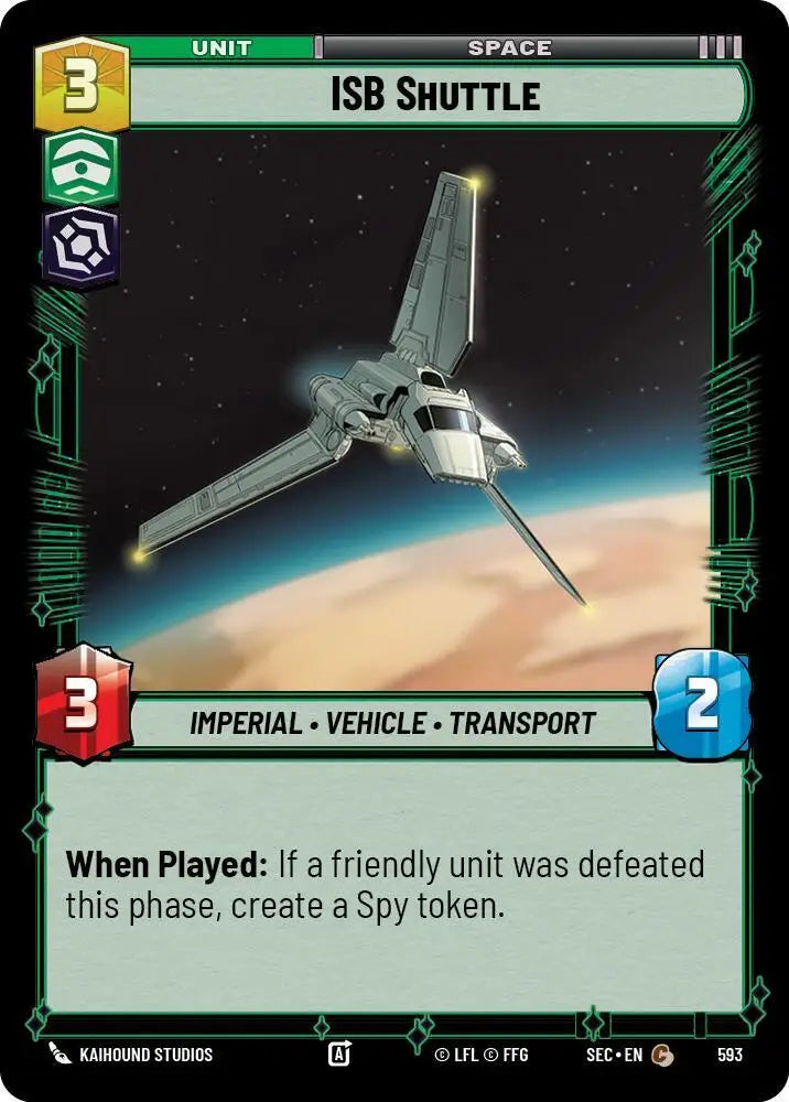 ISB Shuttle (Foil) (593) [Secrets of Power]