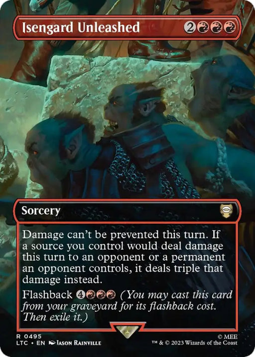 Isengard Unleashed (Borderless) [The Lord of the Rings: Tales of Middle-Earth Commander] - MTG Single