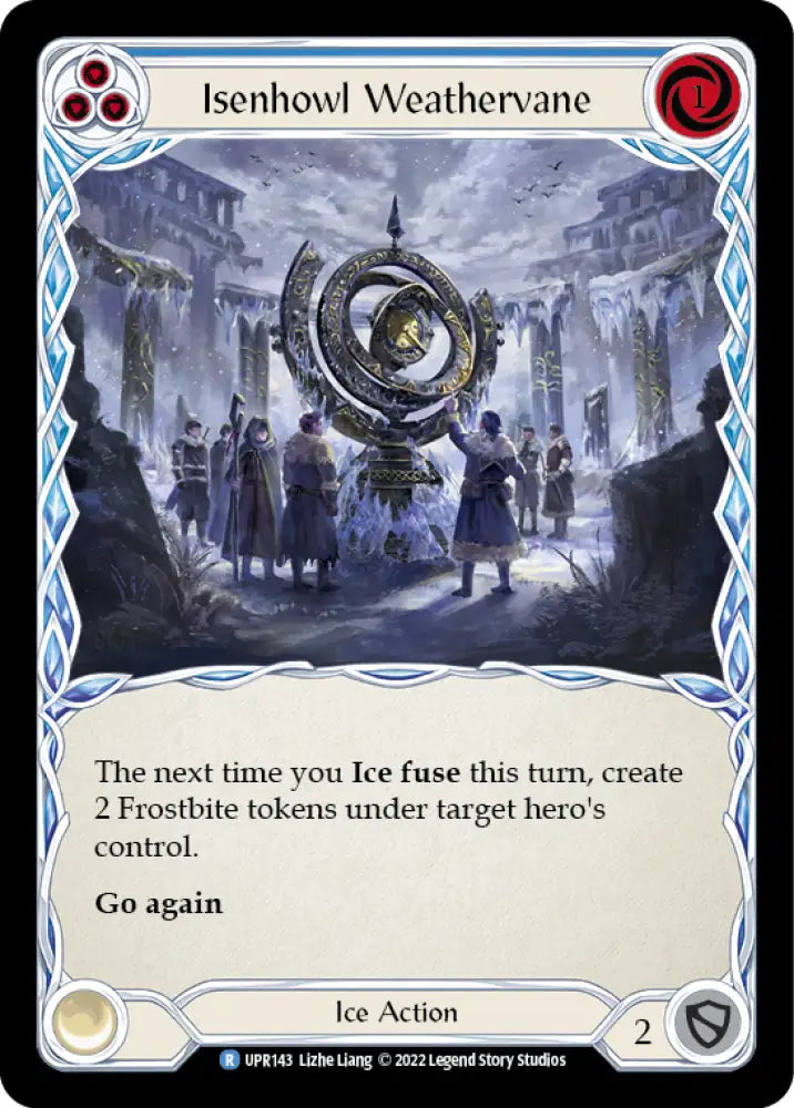 Isenhowl Weathervane (Blue) [Uprising] Rainbow Foil - Flesh And Blood Single