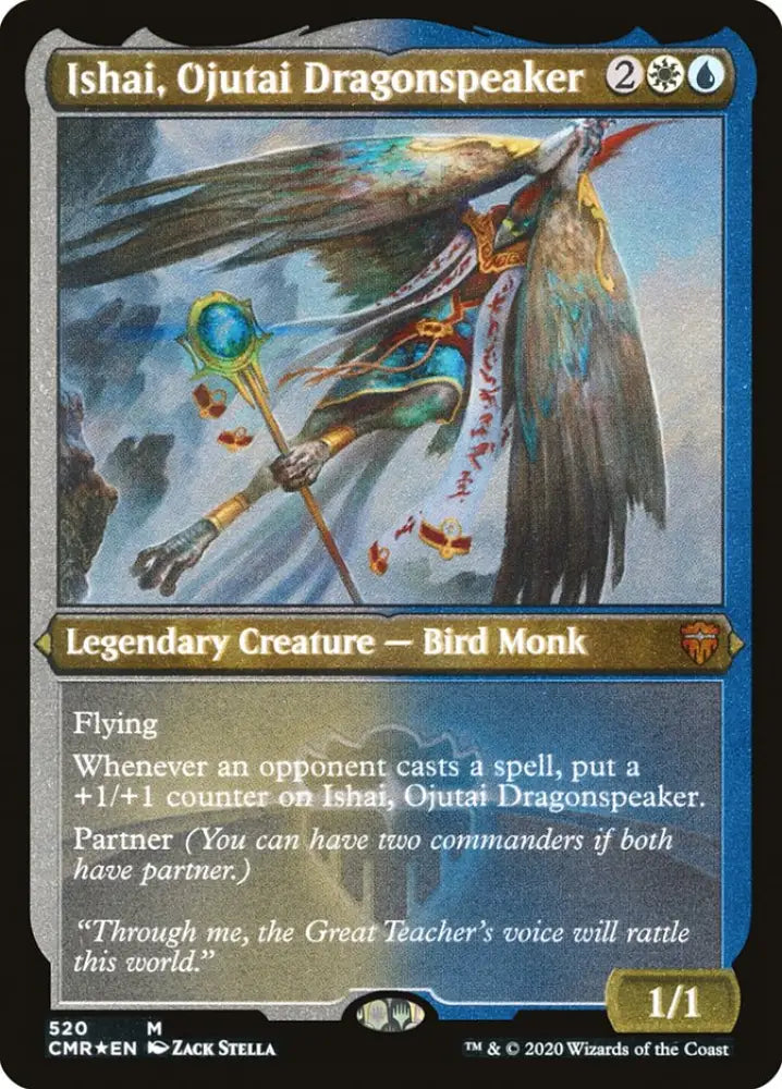 Ishai Ojutai Dragonspeaker (Etched) [Commander Legends] - MTG Single