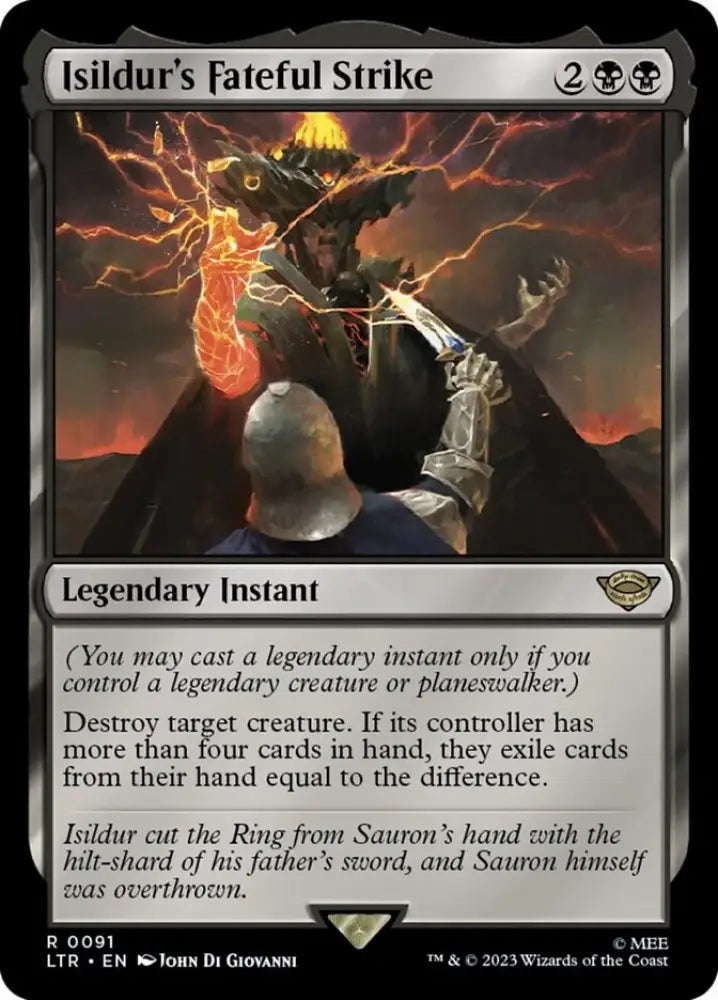 Isildur’s Fateful Strike [The Lord of the Rings: Tales of Middle-Earth] - MTG Single