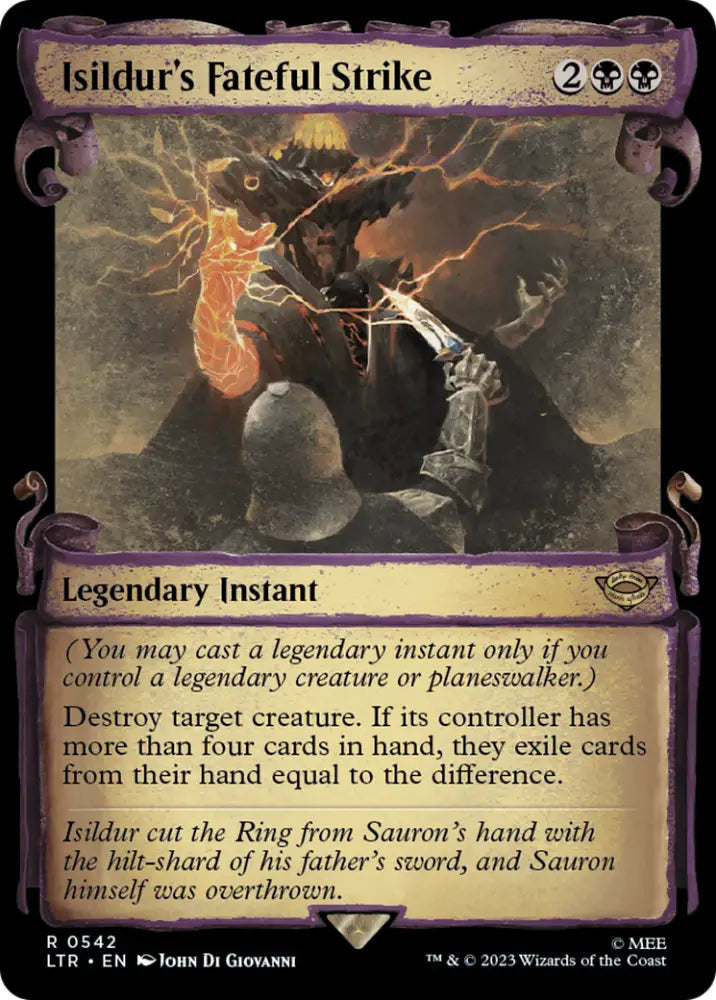 Isildur’s Fateful Strike [The Lord of the Rings: Tales of Middle-Earth Showcase Scrolls] - MTG Single